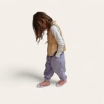 Spodnie sztruksowe baggy